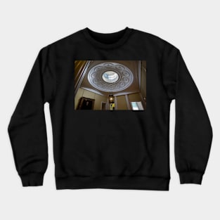 Sudley house-Ceiling and lamp Crewneck Sweatshirt